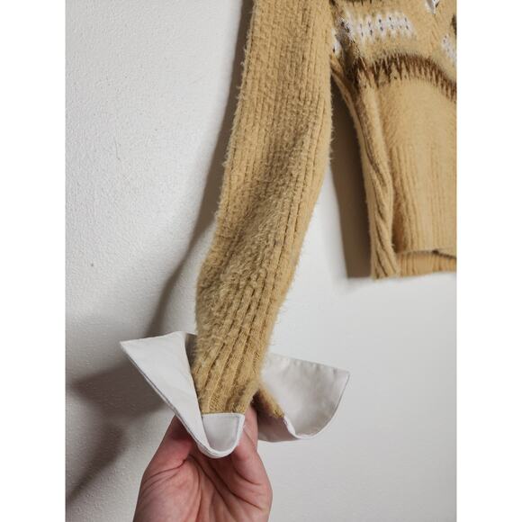 Vintage y2k Office Siren Sweater Polo Dress Shirt Punk Goth Emo Coolwear Medium - Picture 5 of 7